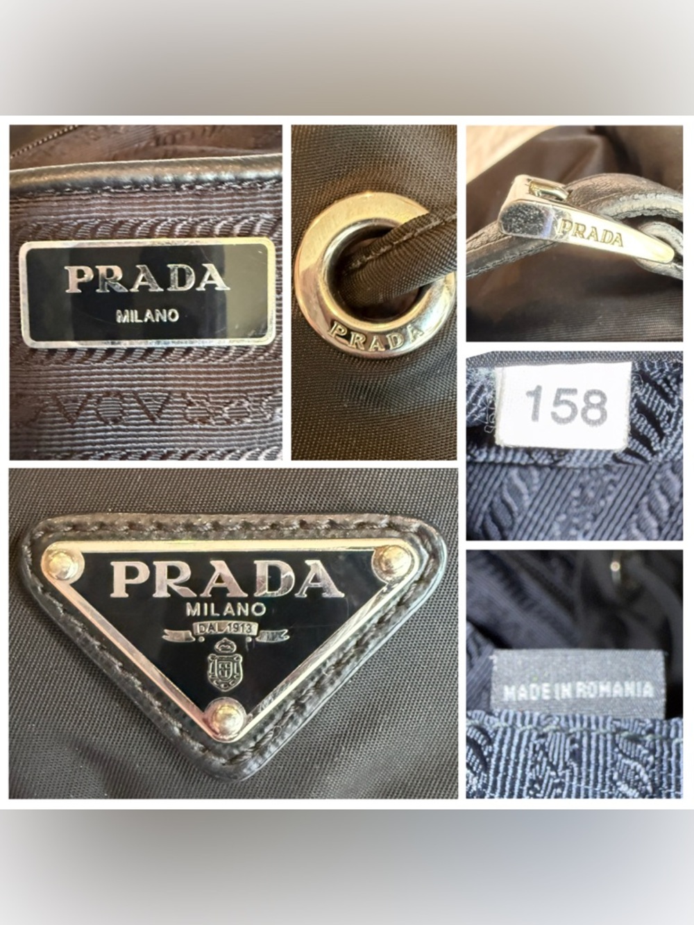 Prada Vela Black Nylon Backpack - Picture 10 of 16